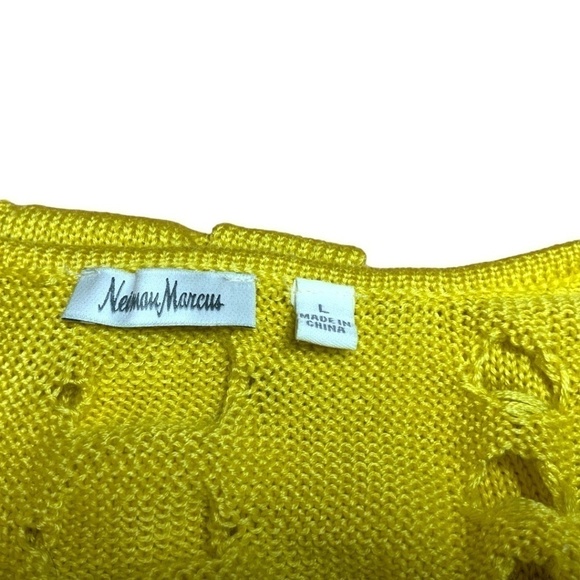 Yellow Knit Women's Sweater - Picture 4 of 8